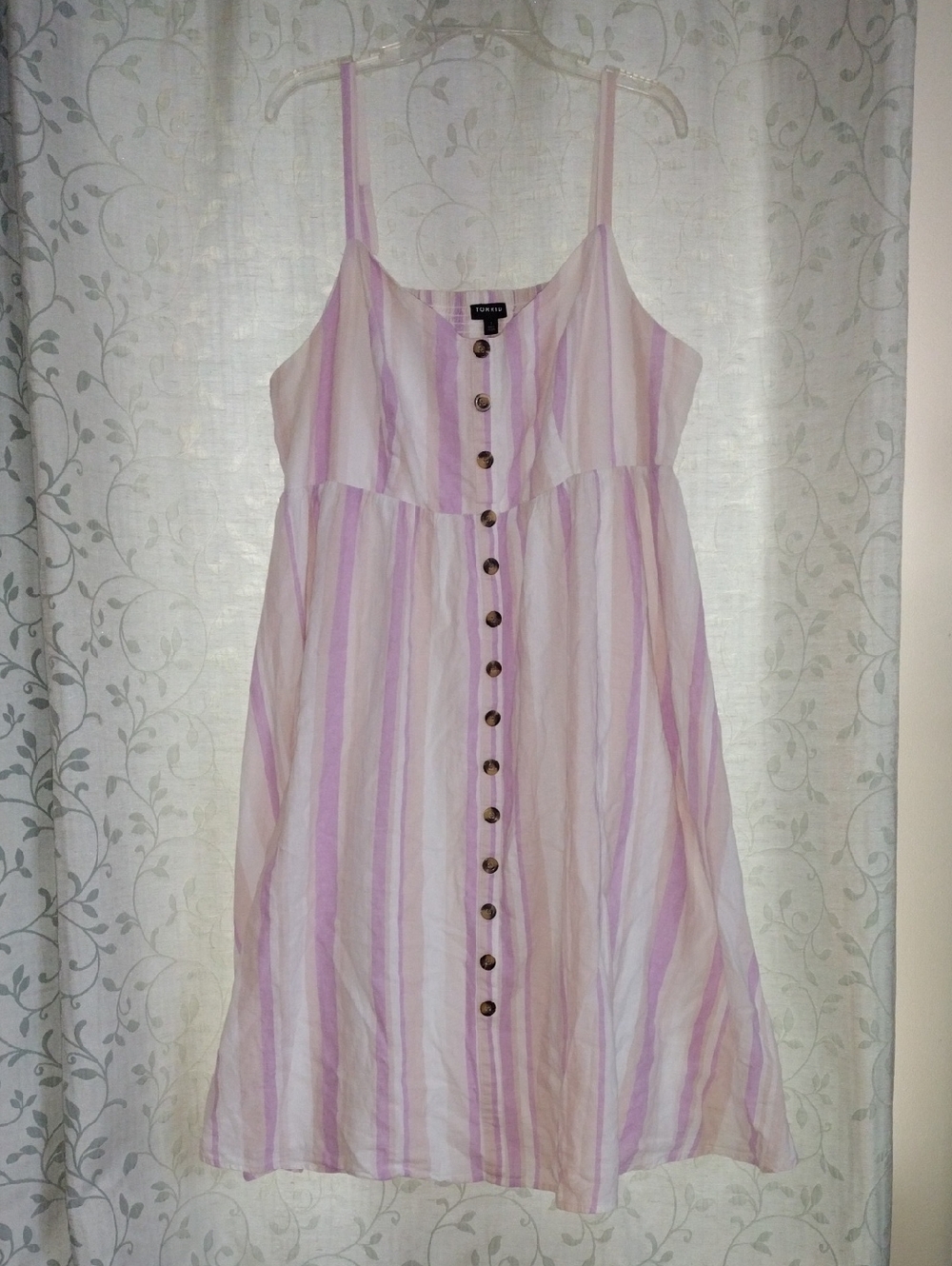 *Altered* Torrid Button-Front Midi Dress Size 2